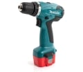 Аккумуляторная дрель-шуруповерт MAKITA 6261DWPE (9.6B,10мм,2*1.3Ач,24/14Нм,0-350/1200об/мин,кейс)